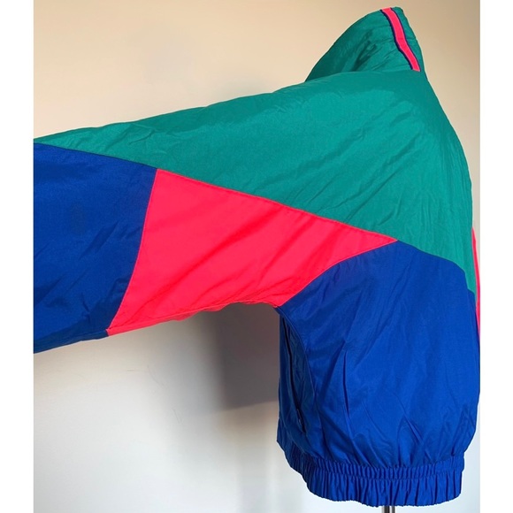 Vintage 80’s Sunice Ski Jacket Neon Colorblock Waterproof 90’s Retro - Picture 6 of 15